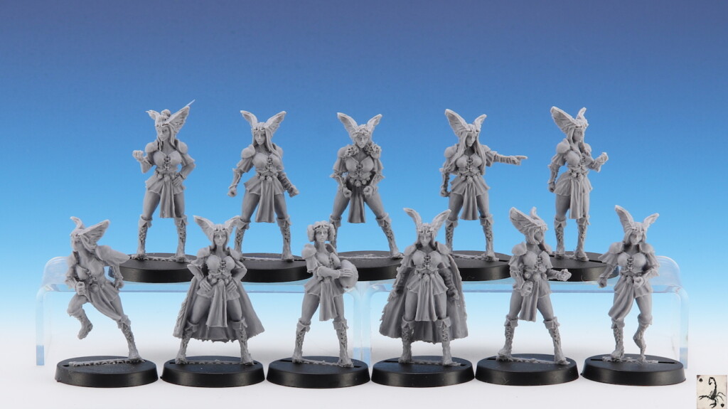 Amazon team Black Scorpion Miniatures
